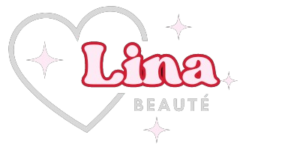 logo lina beauté en blanc